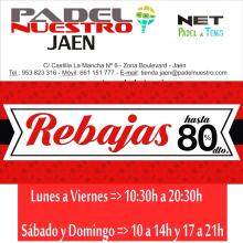 Rebajas Padel Nuestro2017